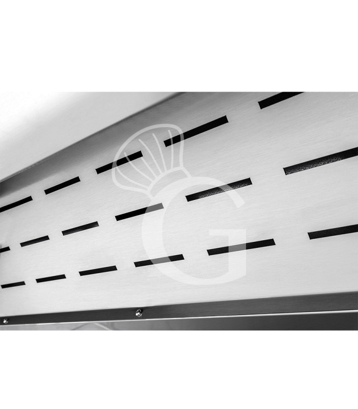 Cappa a condensazione inox dimensioni L1000 mm x P 1425 mm x H 310 mm