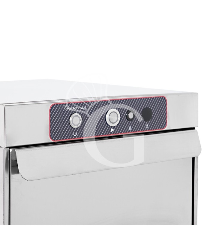 Lavabicchieri Professionale 35x35 H210 elettromeccanica a doppia parete con dosatori brillantante e detergente