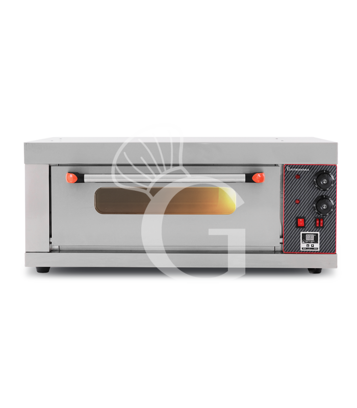 Fornetto Elettrico 1 pizza diametro 350 mm 1 camera controllo meccanico temperatura 350°C potenza 3,2 Kw