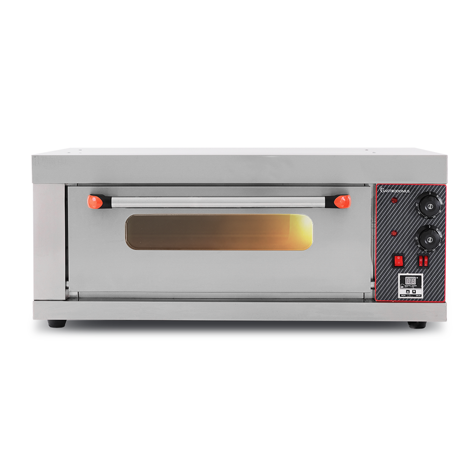 Fornetto Elettrico 1 pizza diametro 350 mm 1 camera controllo meccanico temperatura 350°C potenza 3,2 Kw