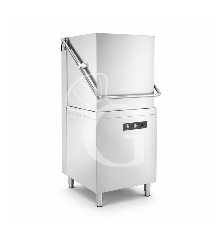 Lavastoviglie a capotta elettromeccanica 50×50 H430 con dosatore brillantante installato