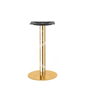 Base in acciaio inox ottonato - altezza 720 mm