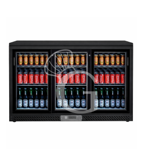 Vetrina orizzontale a refrigerazione ventilata per bibite 3 porte scorrevoli 202 LT +2°C/+8°C