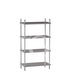 Scaffale Acciaio Inox 4 ripiani L 900 x P 400 x H 1800 mm