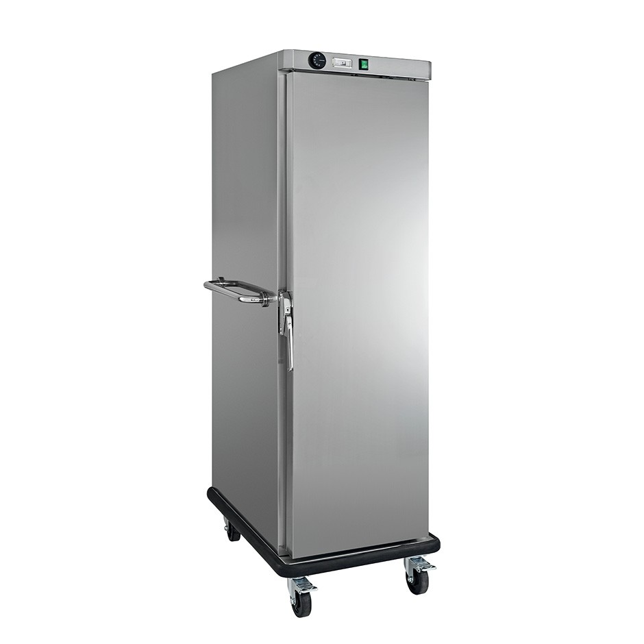 Carrello portateglie armadiato e riscaldato per 20 teglie GN1/1