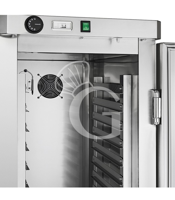 Carrello portateglie armadiato e riscaldato per 20 teglie GN2/1