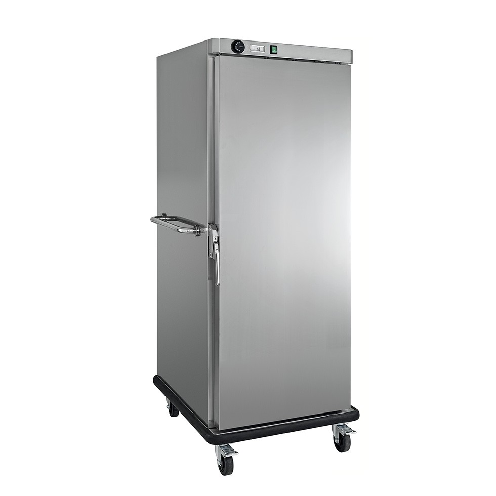 Carrello portateglie armadiato e riscaldato per 20 teglie GN2/1