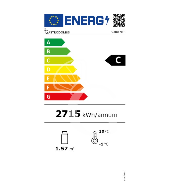 Vetrina Pasticceria Refrigerata Ventilato 590 LT -5°C/+10°C 3 lati vetro