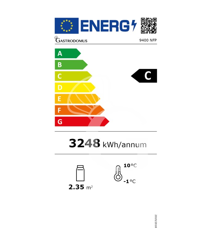 Vetrina Pasticceria Refrigerata Ventilato 595 LT -5°C/+10°C 4 lati vetro