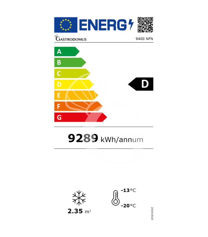 Vetrina Pasticceria Refrigerata Ventilato 595 LT -25°C/+5°C 4 lati vetro