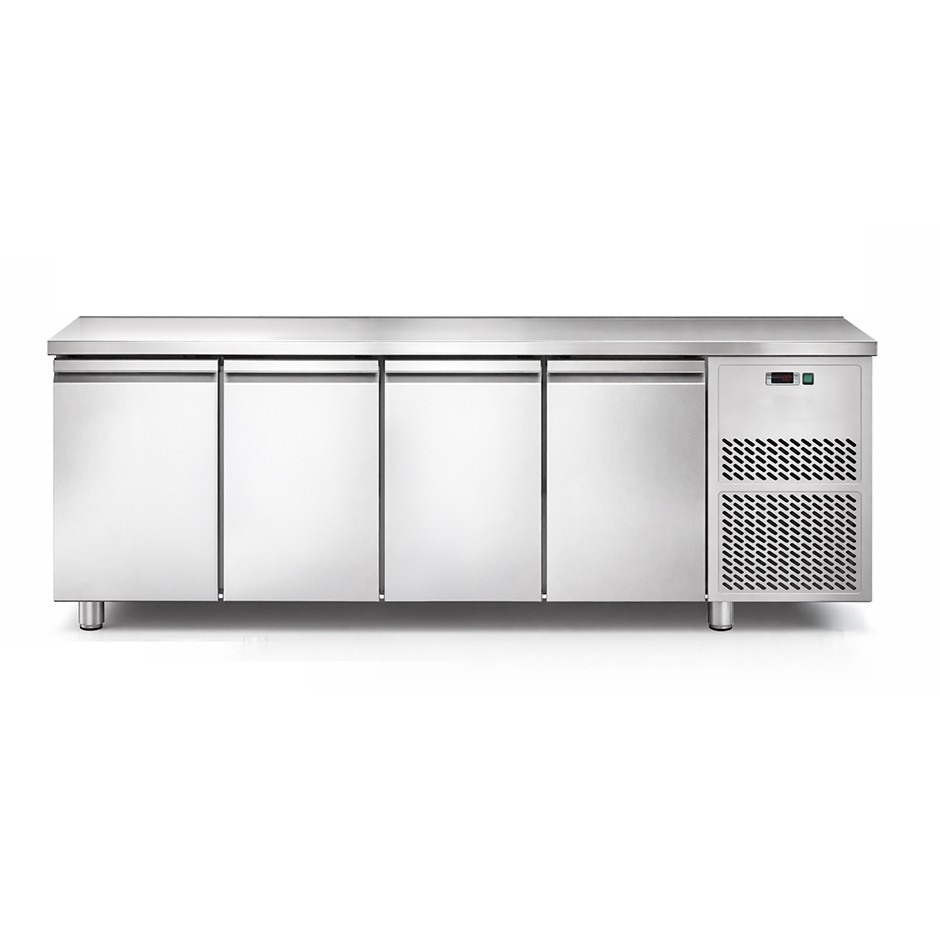 Tavolo Refrigerato 4 porte Prof. 700 mm 0°C/+10°C classe energetica A