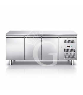 Tavolo Refrigerato Pasticceria 3 porte 600 x 400 mm piano in inox -2°C/+8°C classe energetica C
