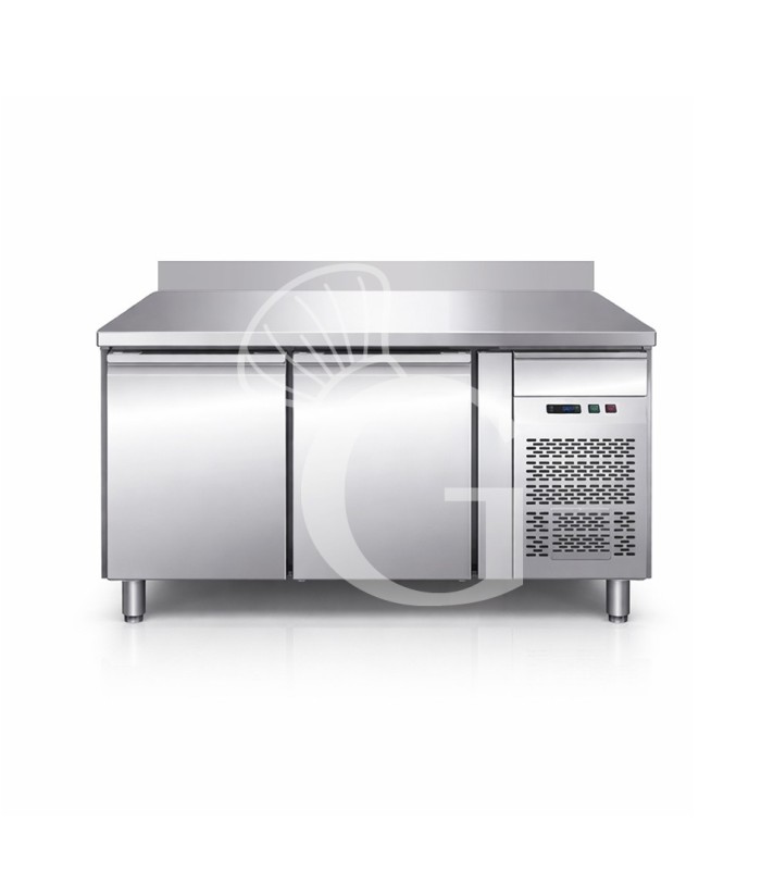Tavolo refrigerato per gastronomia 2 porte alzatina Prof. 700 mm -18°C/-22°C classe energetica D