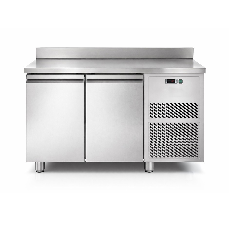 Tavolo refrigerato 2 porte alzatina Prof. 800 mm -18°C/-22°C classe energetica D