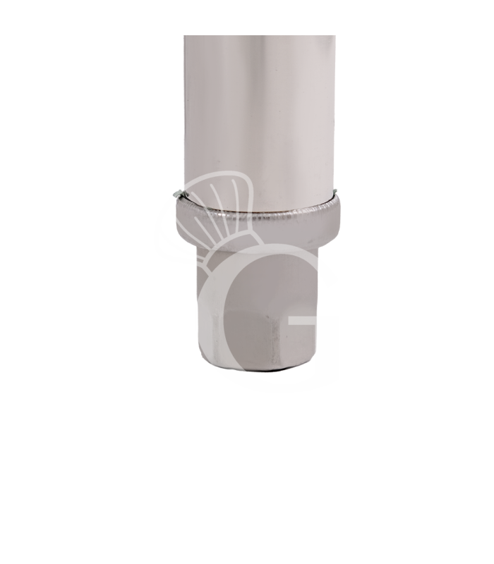Scaffale Acciaio Inox 4 ripiani L 1225 mm x P 400 mm x H 1800 mm