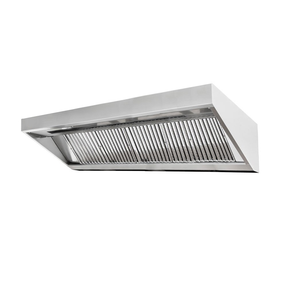 Cappa Snack a parete con motore L2600xP900xH450mm