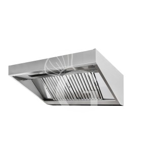Cappa Snack a parete con motore L1200xP1100xH450mm