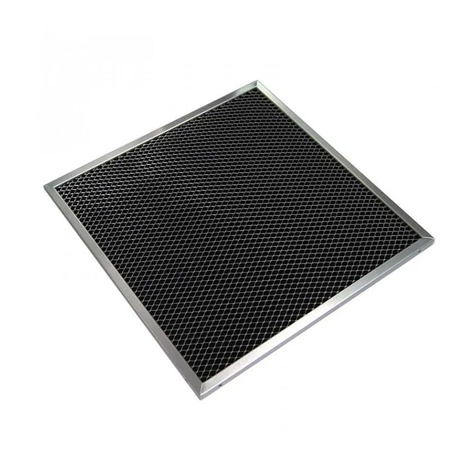Filtro singolo a carbone attivo 400x400 mm per cappa aspirante