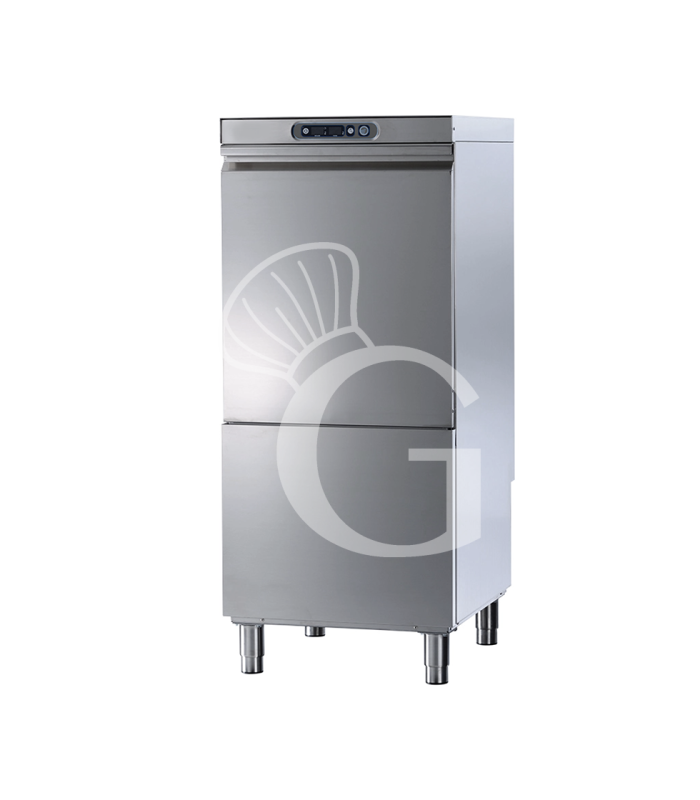 Lavaoggetti elettromeccanica , cesto (500 mmx500 mm), altezza utile 470 mm , dosatore detergente e dosatore brillantante
