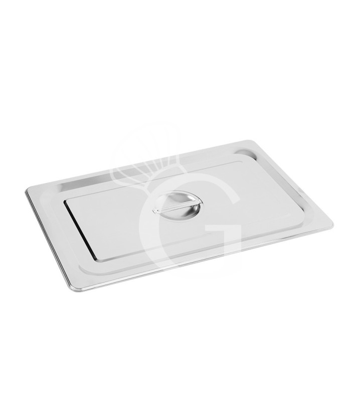 Coperchio in acciaio inox GN 1/1 - L 530 mm x P 325 mm