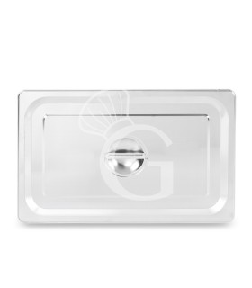 Coperchio in acciaio inox GN 1/1 - L 530 mm x P 325 mm