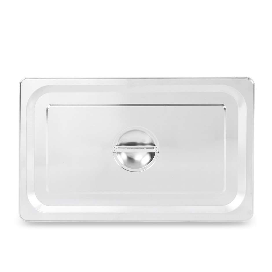 Coperchio in acciaio inox GN 1/1 - L 530 mm x P 325 mm