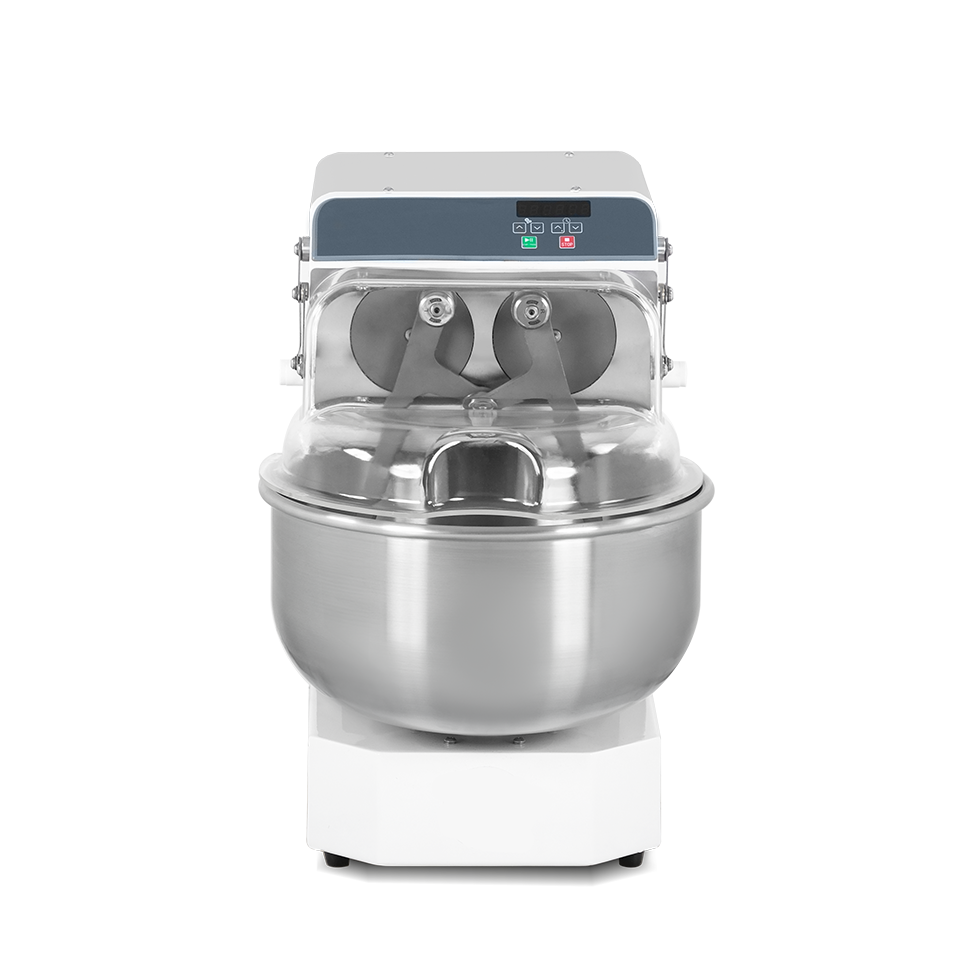 Impastatrice a braccia tuffanti vasca fissa - 20 LT - Monofase - 4 velocità