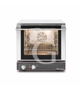 Forno elettrico, comandi meccanici, porta a ribalta, monofase per 4 teglie 460x340 mm