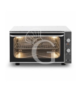 Forno elettrico a convezione per pasticceria con umidificatore, comandi meccanici, monofase per 3 teglie 600x400 mm