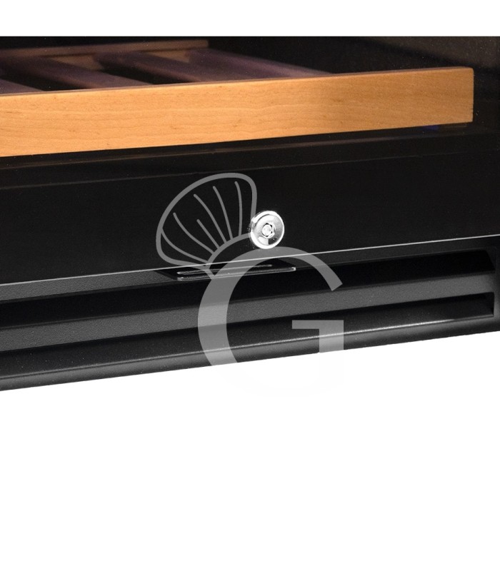 Cantina vino ventilata tripla temperatura 800 LT 19 ripiani 163 bottiglie +5°C/+22°C