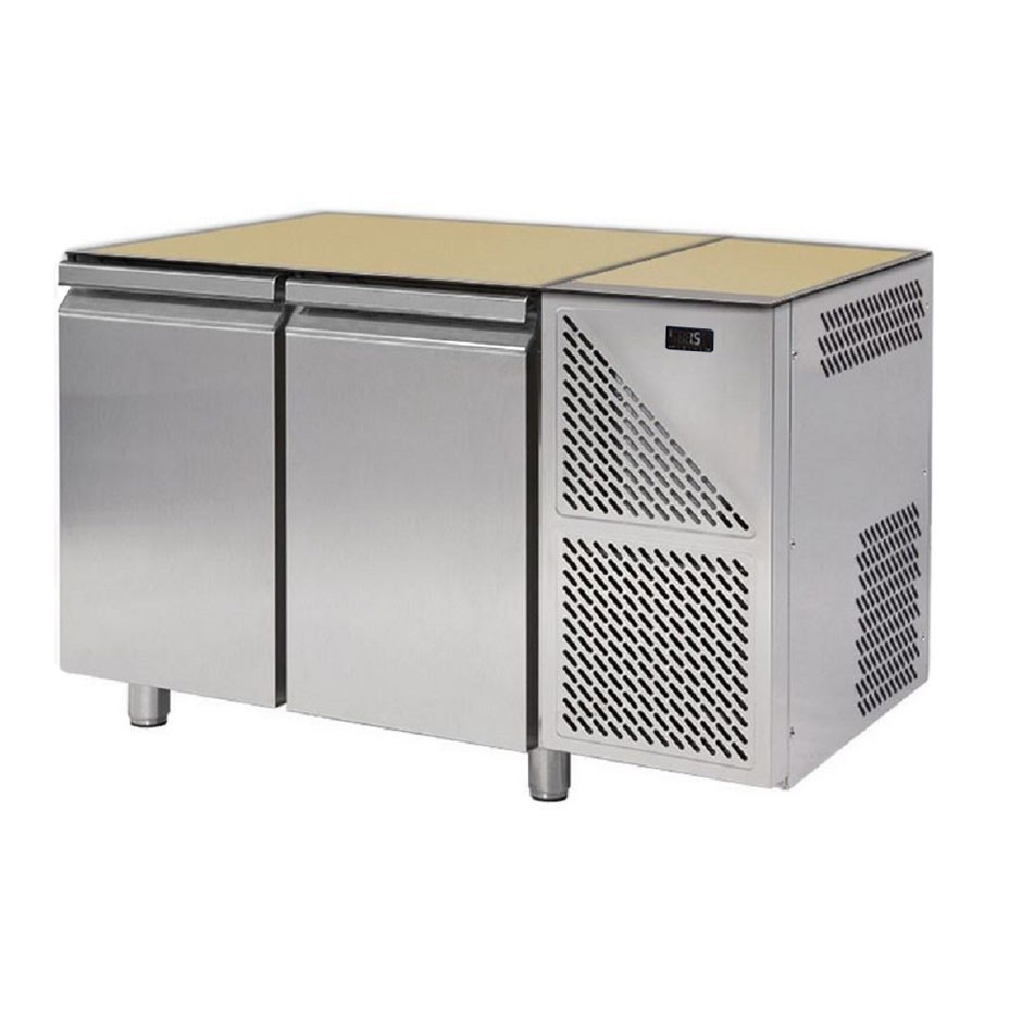Tavolo Refrigerato 2 porte Prof. 800 mm 0°C/+10°C senza top Classe energetica A