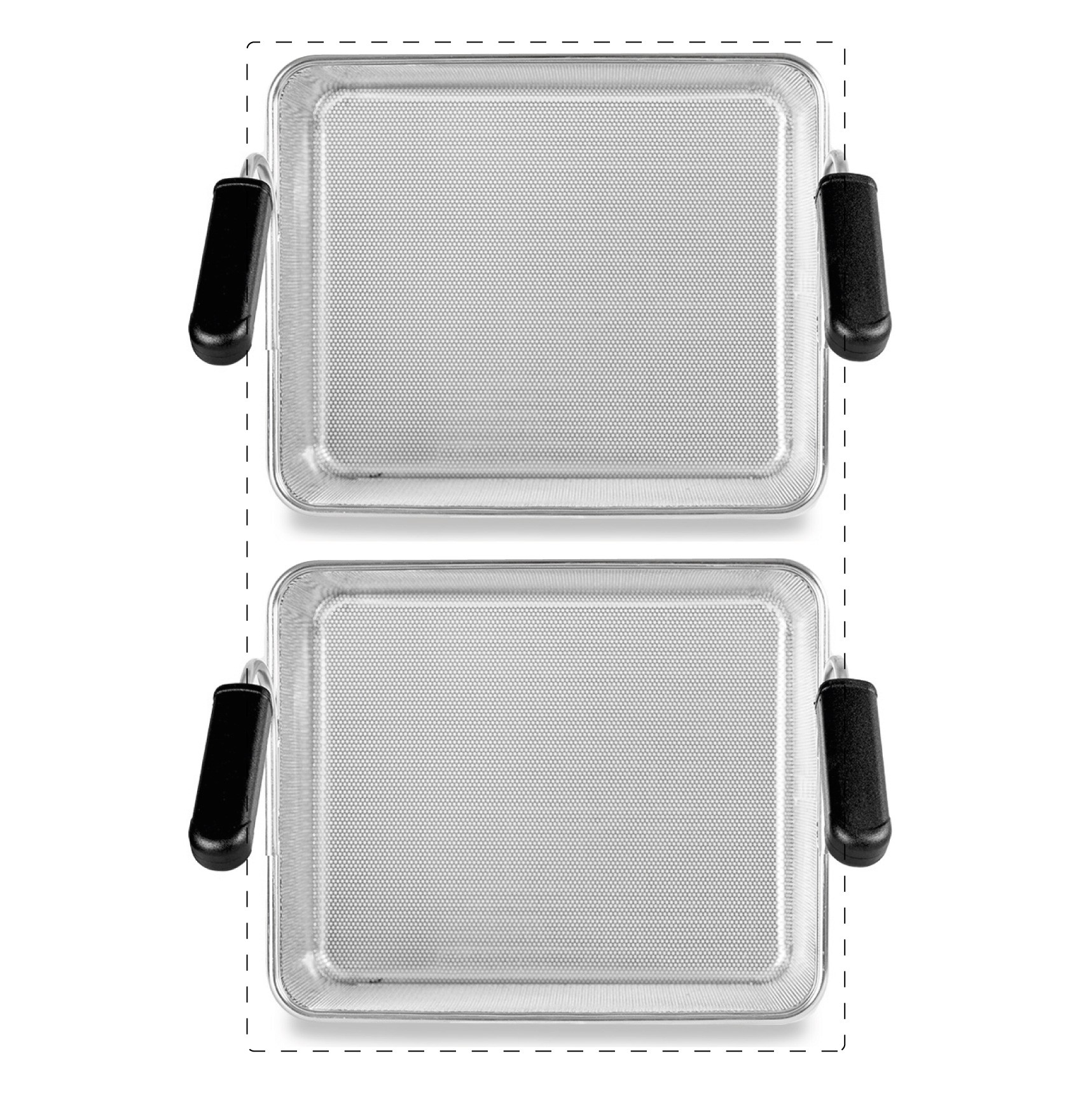 Set di cestelli cuocipasta - 2x GN1/2 H 200mm manici verticali | compatibile con SCP1V90G, SCP2V90G, SCP2V90E, SCP1V90E