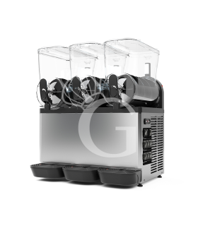 Macchina per sorbetto e granite 3 vasche 12 LT + 12 LT + 12 LT 1,1 KW