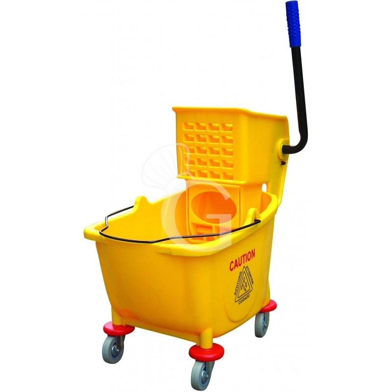 Carrello strizzatore secchio su ruote L 600 mm x P 400 mm x H 920 mm Carrello strizzatore secchio su ruote L 600 mm x P 400 mm x H 920 mm
