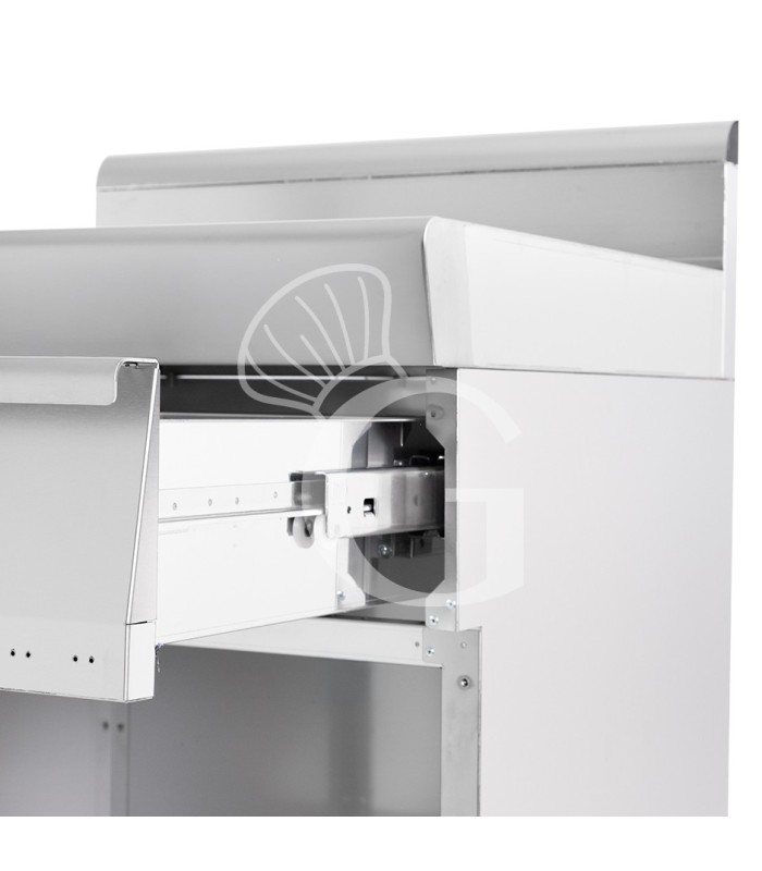 Elemento neutro su mobile aperto con cassetto L 700 mm x P 700 mm