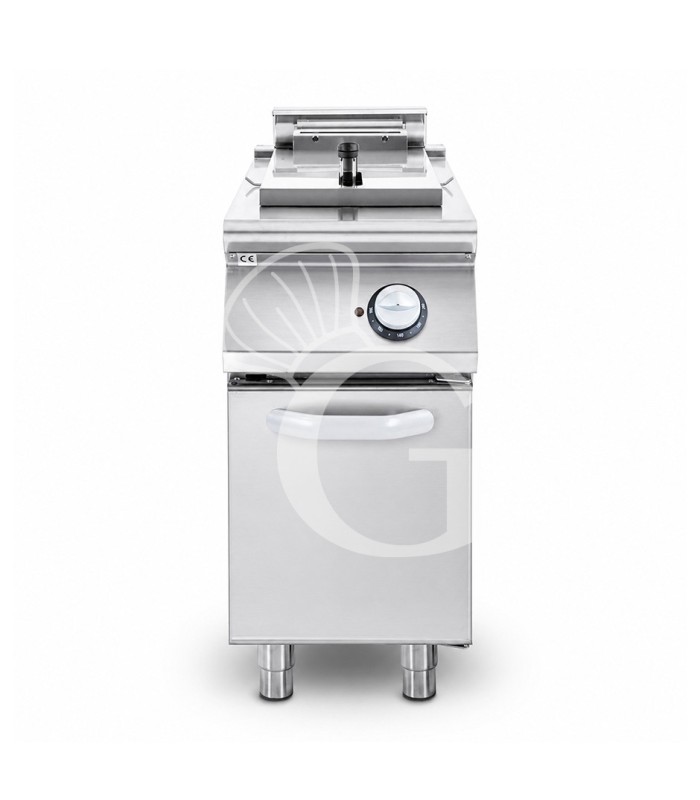 Friggitrice Industriale elettrica su armadio chiuso 1 vasca 15 LT 10,2 Kw Trifase