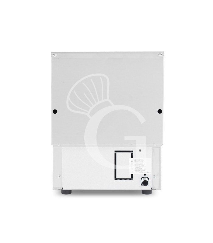 Fry Top elettrico da banco piastra rigata singola 3000 W Monofase P 600 mm