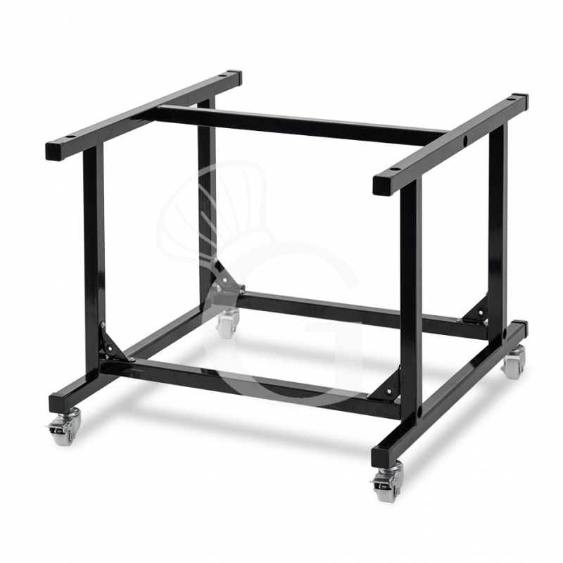 Supporto per espositore refrigerato in acciaio inox verniciato