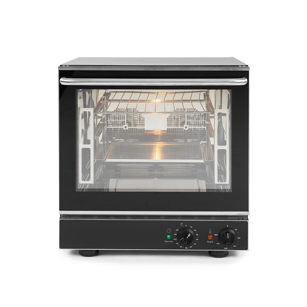 Forno per cornetti elettrico a convezione, porta ribalta, comandi meccanici, 4 teglie GN 2/3, potenza 2,8 kw