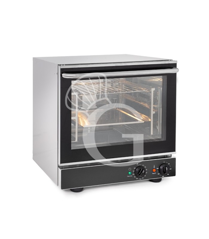 Forno per cornetti elettrico a convezione, porta ribalta, comandi meccanici, 4 teglie GN 2/3, potenza 2,8 kw