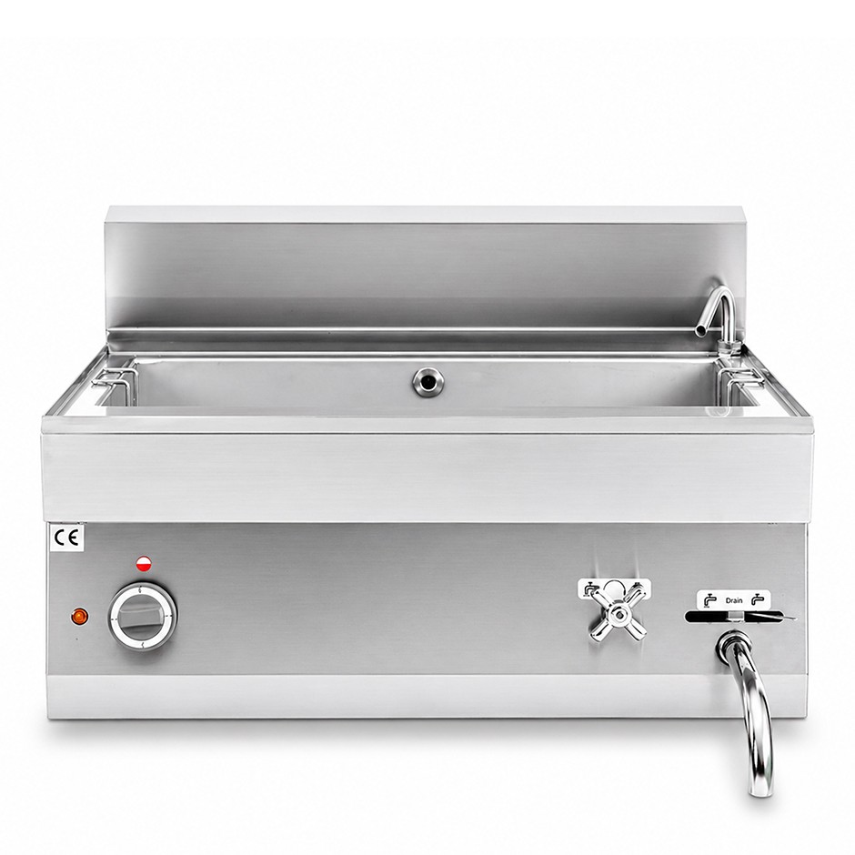 Cuocipasta professionale elettrico da banco 1 vasca 40 LT L 700 mm x P 650 mm x H 450 mm