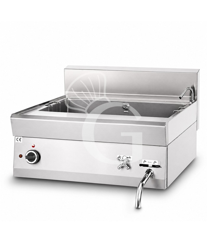 Cuocipasta professionale elettrico da banco 1 vasca 40 LT L 700 mm x P 650 mm x H 450 mm