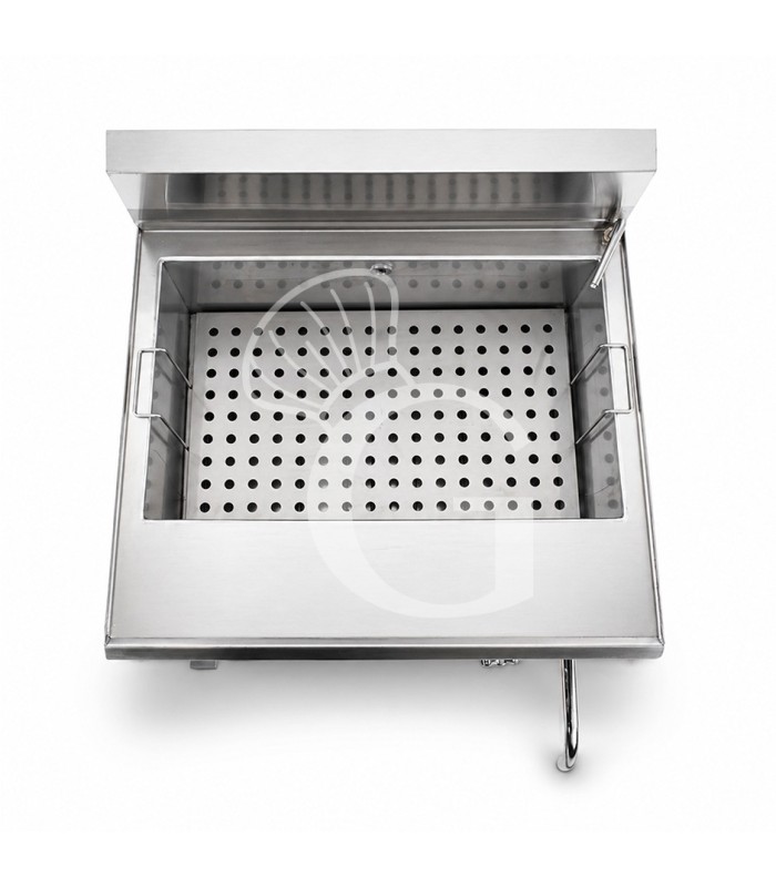 Cuocipasta professionale elettrico da banco 1 vasca 40 LT L 700 mm x P 650 mm x H 450 mm