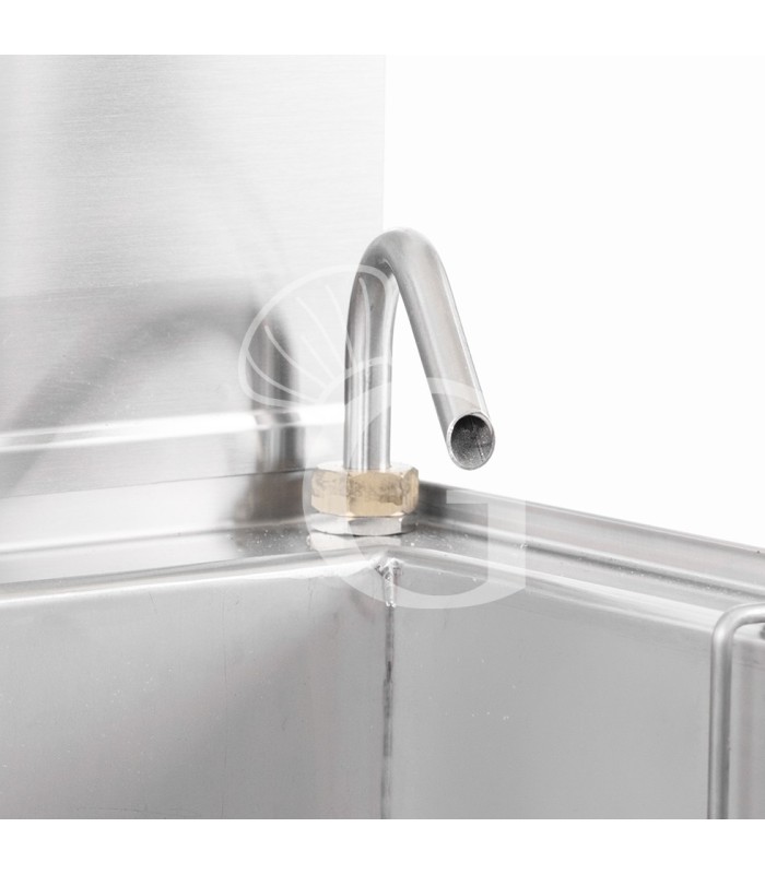 Cuocipasta professionale elettrico da banco 1 vasca 40 LT L 700 mm x P 650 mm x H 450 mm