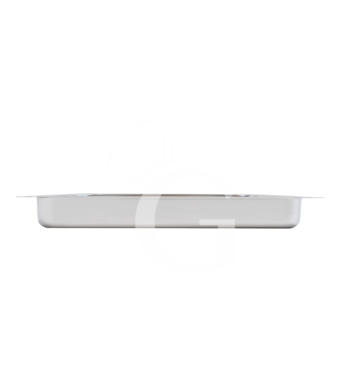 Teglia Rettangolare in acciaio inox GN1/1 L 530 mm x P 323 mm x H 65 mm