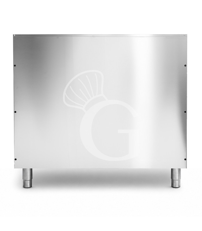 Cucina professionale a gas 6 fuochi forno a gas armadio neutro profondità 650 mm