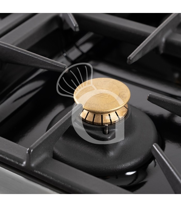 Cucina professionale a gas 6 fuochi forno a gas armadio neutro profondità 650 mm