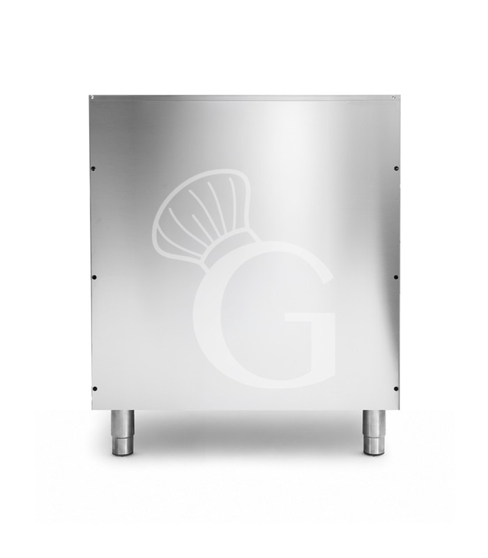 Cucina professionale a gas 4 fuochi forno a gas profondità 650 mm