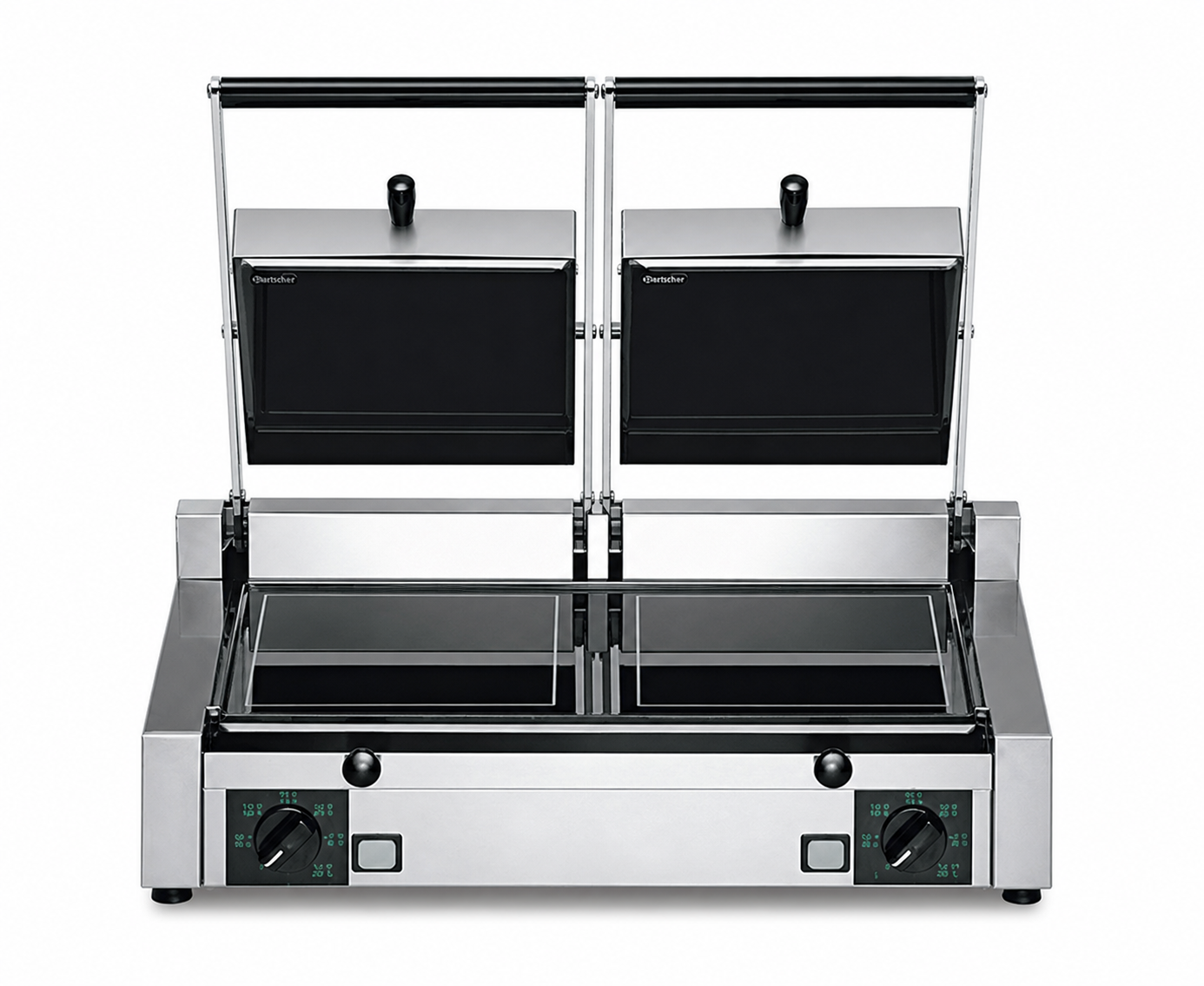Piastra per panini doppia in vetroceramica piastra superiore e inferiore liscia L 700 mm x P 490 mm x H 170 mm