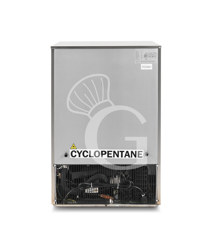 Armadio Refrigerato Professionale per Frollatura Carne +2°C / +10°C con Porta in Vetro - 110 Lt, Lampada UV e Controllo Umidità